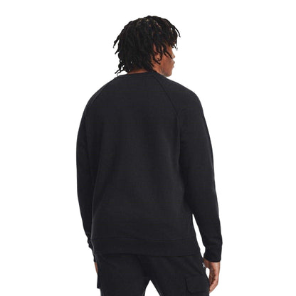 Black - Back - Under Armour Mens Rival Fleece Sweatshirt