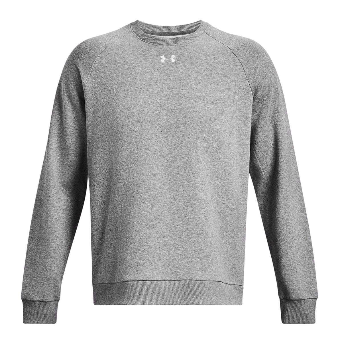 Frost Gray - Front - Under Armour Mens Rival Fleece Sweatshirt