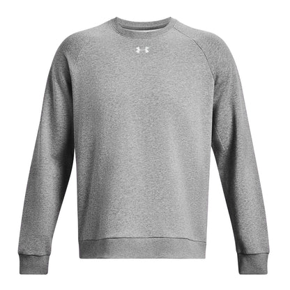 Frost Gray - Front - Under Armour Mens Rival Fleece Sweatshirt