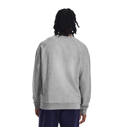 Frost Gray - Back - Under Armour Mens Rival Fleece Sweatshirt
