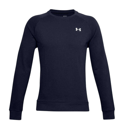 Midnight Navy - Front - Under Armour Mens Rival Fleece Sweatshirt