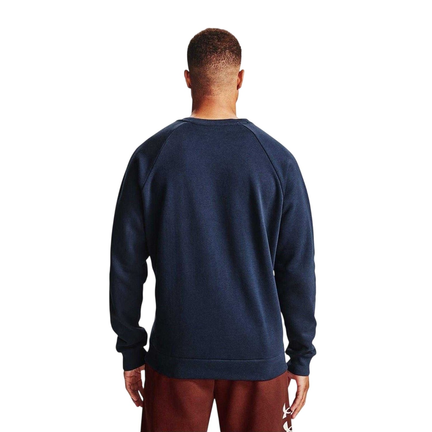 Midnight Navy - Back - Under Armour Mens Rival Fleece Sweatshirt