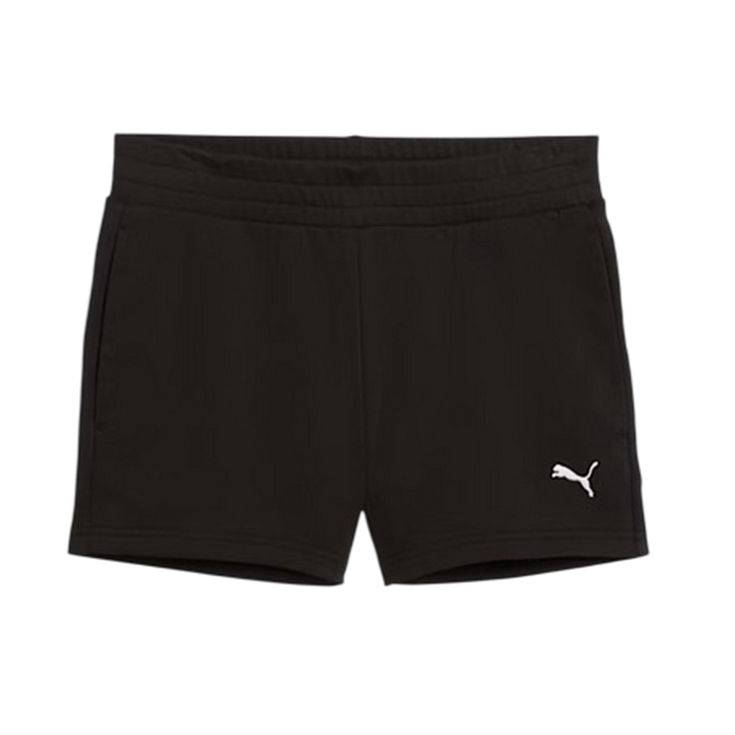 Black - Front - Puma Girls TeamGoal 23 Casuals Shorts
