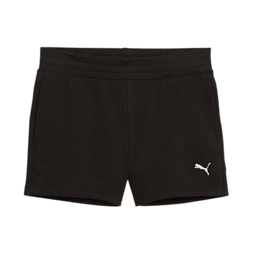 Black - Front - Puma Girls TeamGoal 23 Casuals Shorts
