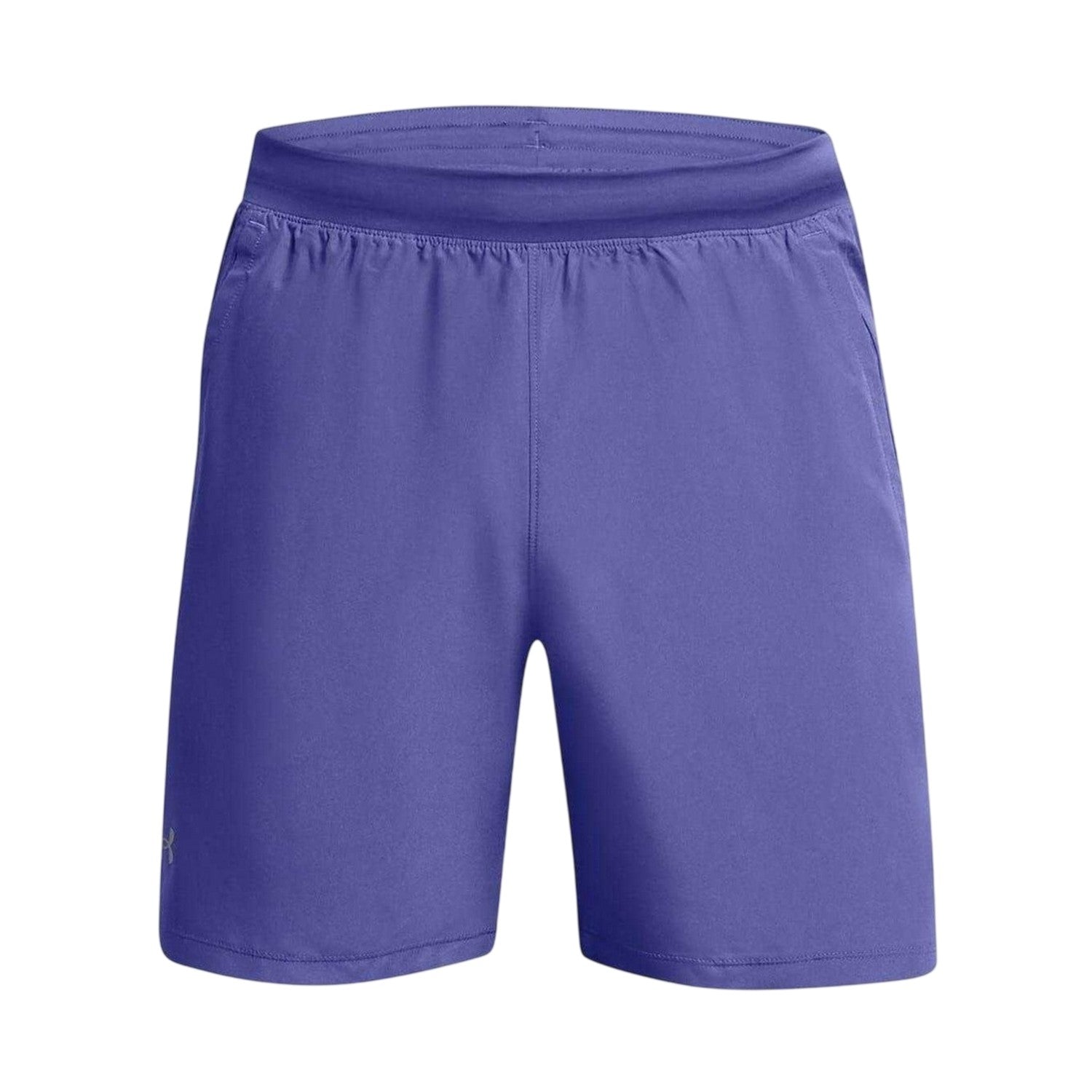 Purple - Front - Under Armour Mens Launch Running Shorts