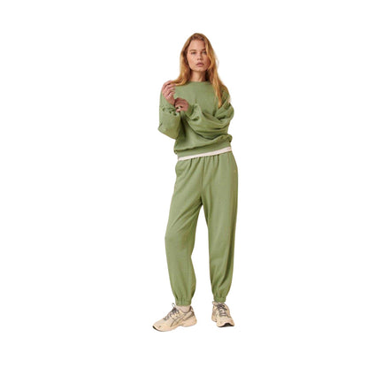 Green - Side - Nobody's Child Womens-Ladies Drop Shoulder Sweatshirt