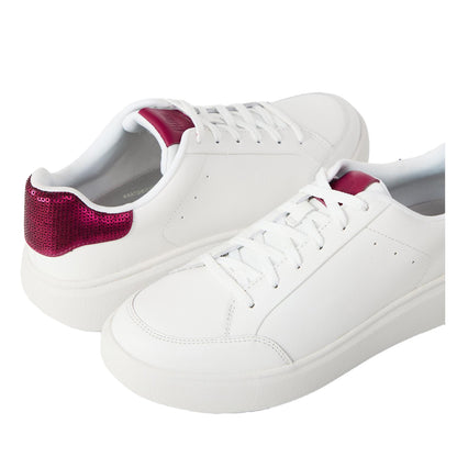 White-Ruby - Lifestyle - FitFlop Womens-Ladies Sequin Flatform Trainers