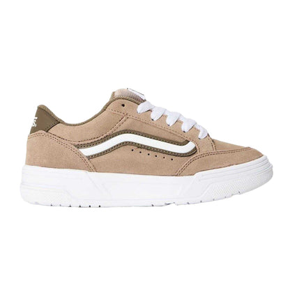 Pastel Warm Grey - Front - Vans Womens-Ladies Hylane Suede Shoes