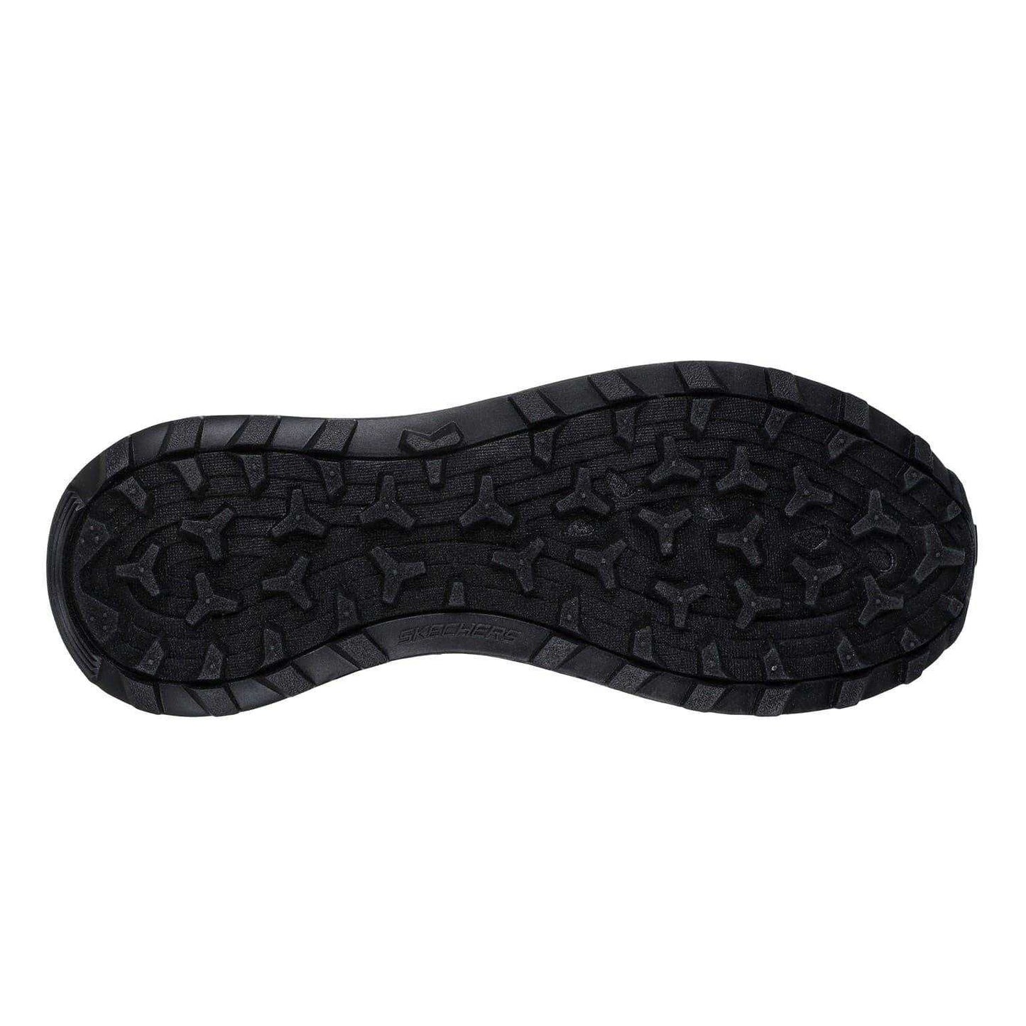 Black - Lifestyle - Skechers Mens Ridgestar Lace Up Flat Trainers