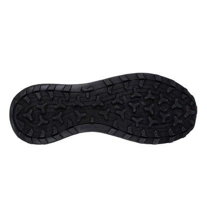 Black - Lifestyle - Skechers Mens Ridgestar Lace Up Flat Trainers
