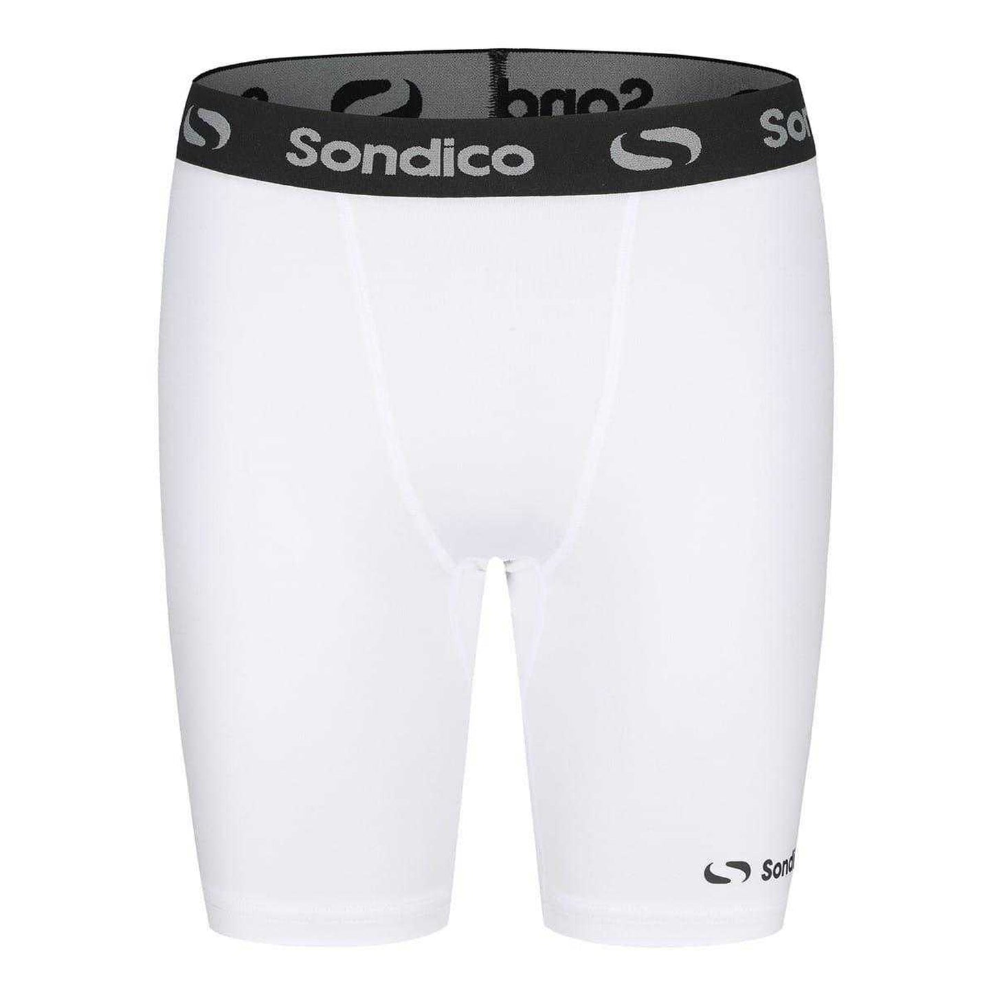 White - Front - Sondico Mens Core 6 Base Layer Shorts