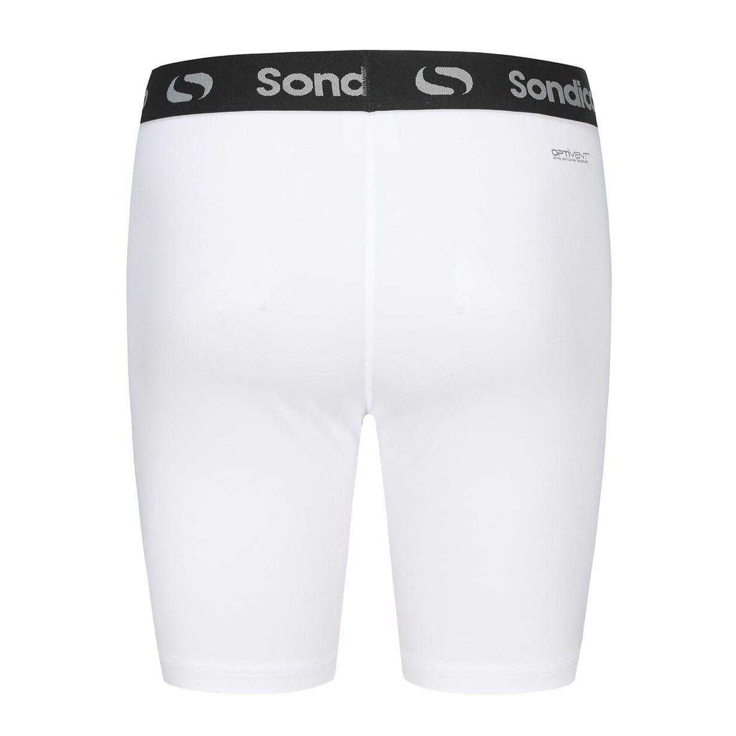 White - Back - Sondico Mens Core 6 Base Layer Shorts