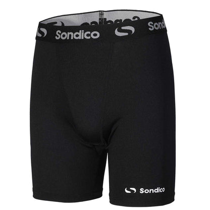 Black - Side - Sondico Mens Core 6 Base Layer Shorts