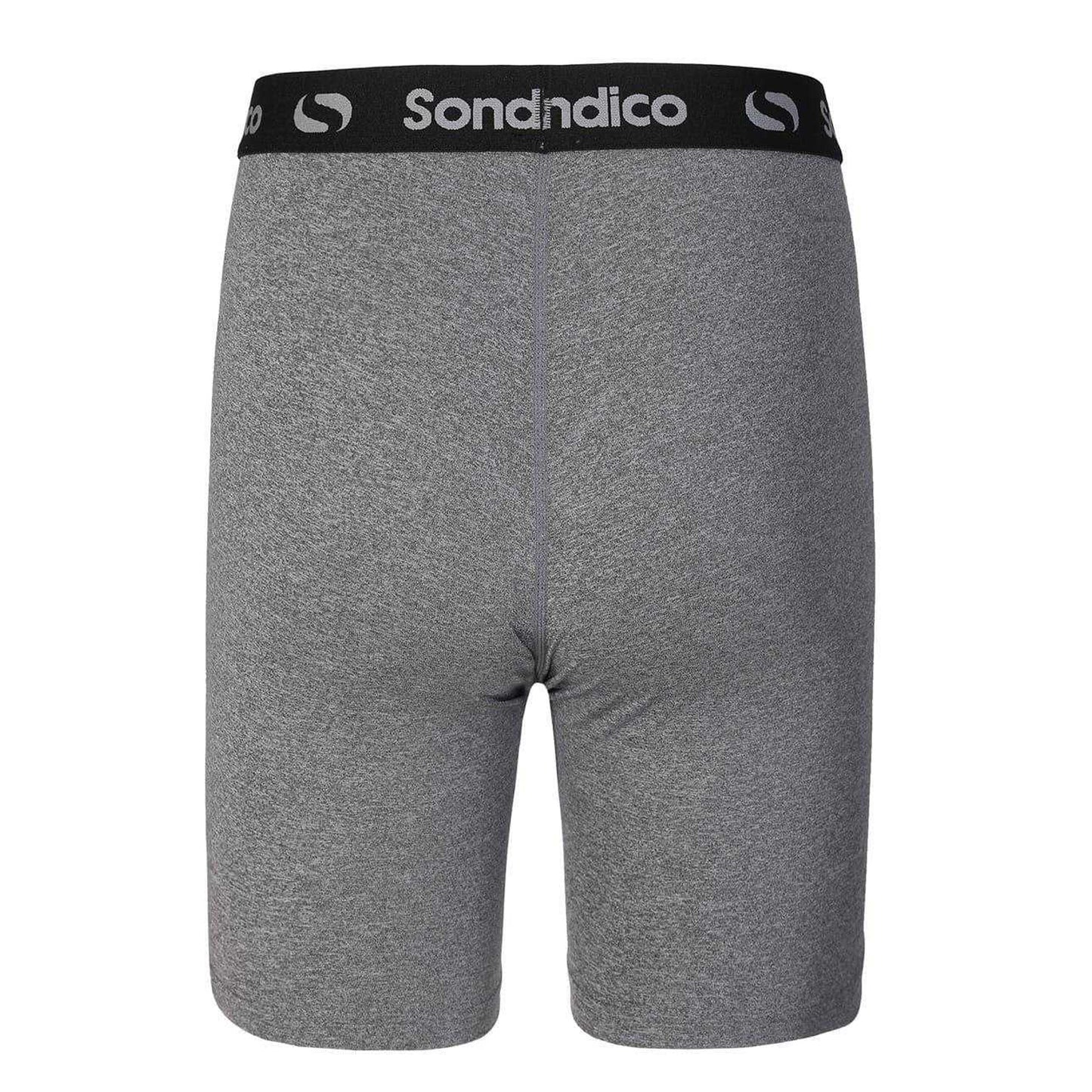 Grey Marl - Back - Sondico Mens Core 6 Base Layer Shorts