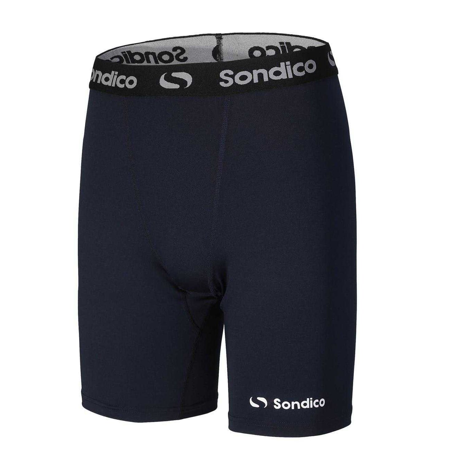 Navy - Side - Sondico Mens Core 6 Base Layer Shorts