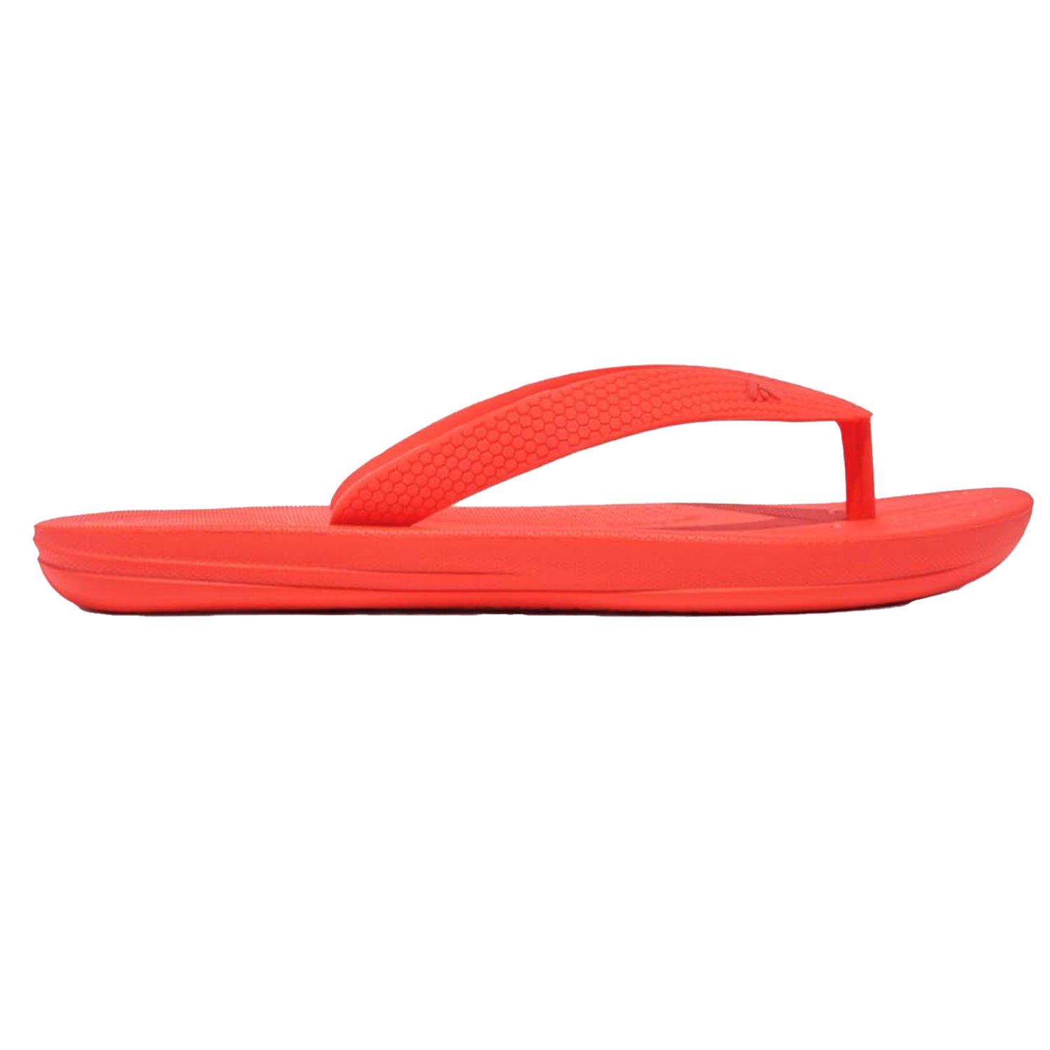 Orange - Back - FitFlop Girls Ergonomic iQushion Flip Flops