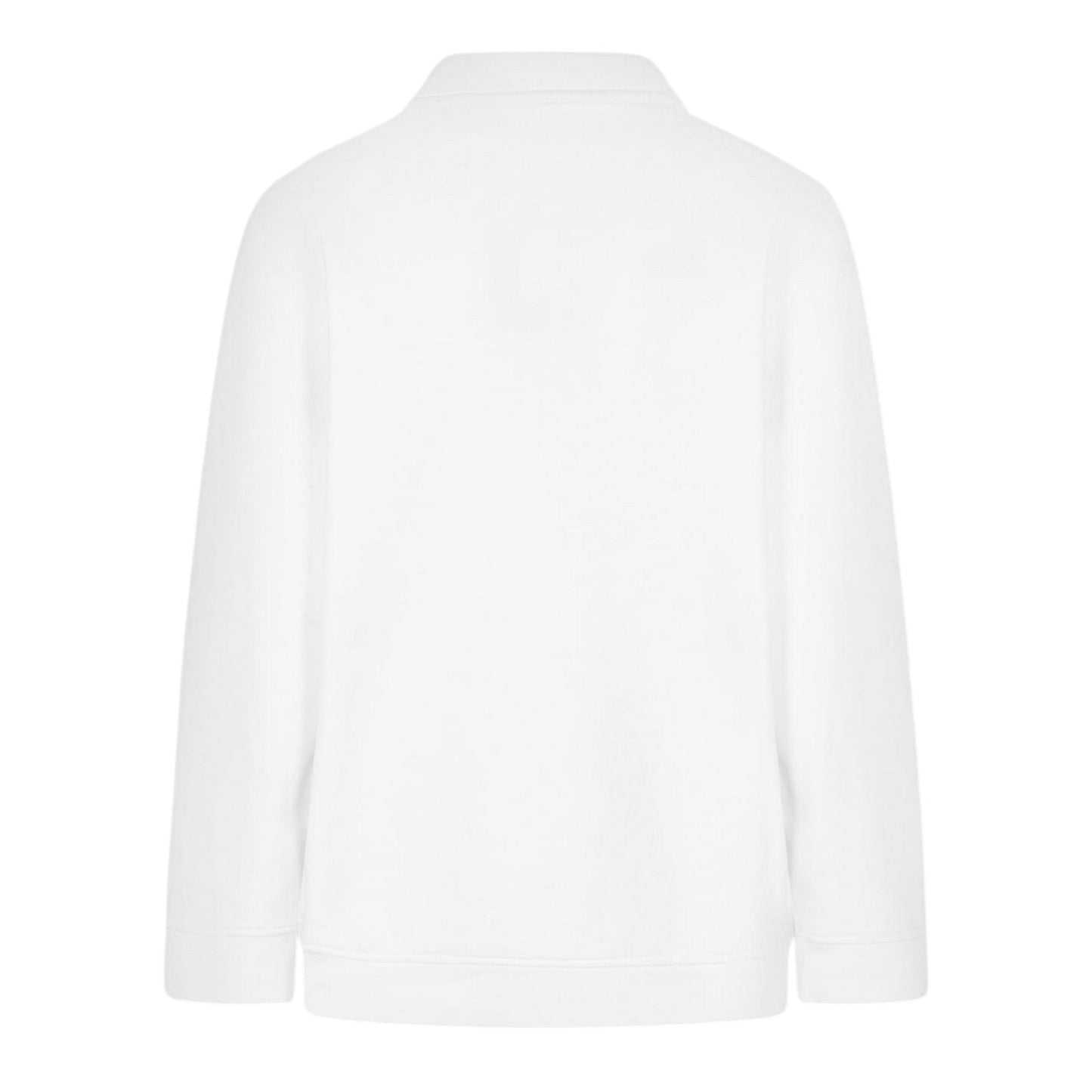 White - Back - 4th & Reckless Womens-Ladies Polo Sweatshirt