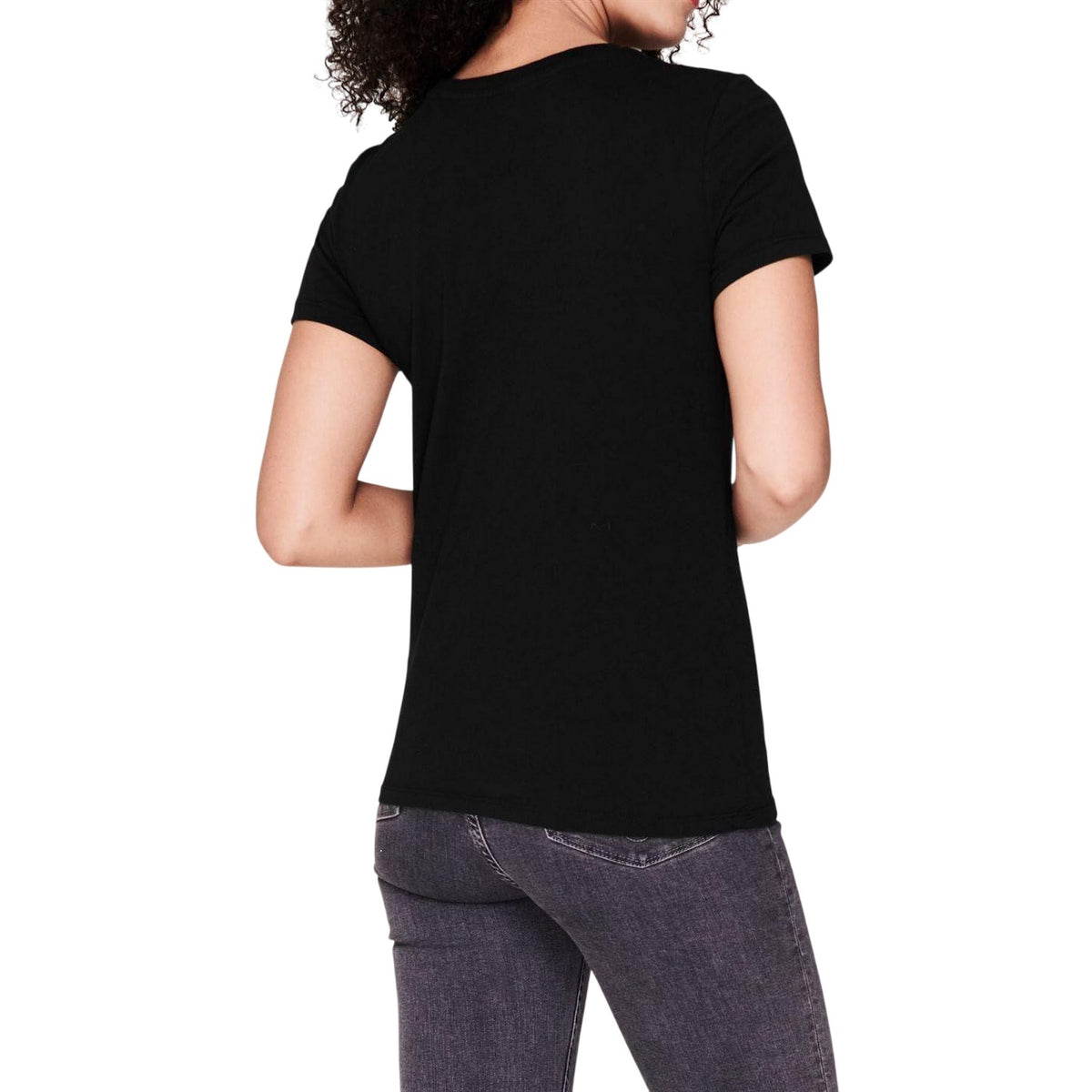 Black - Lifestyle - Levis Womens-Ladies Batwing Logo T-Shirt