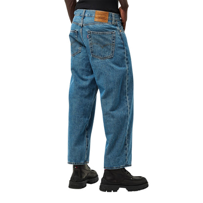 Blue - Lifestyle - Levis Mens Wide Leg Baggy Jeans