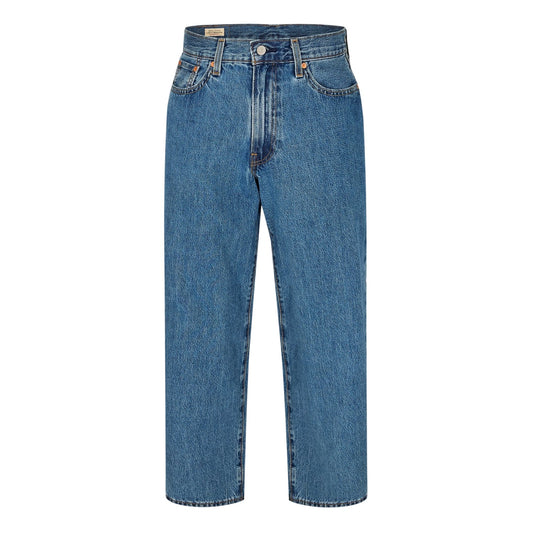 Blue - Front - Levis Mens Wide Leg Baggy Jeans
