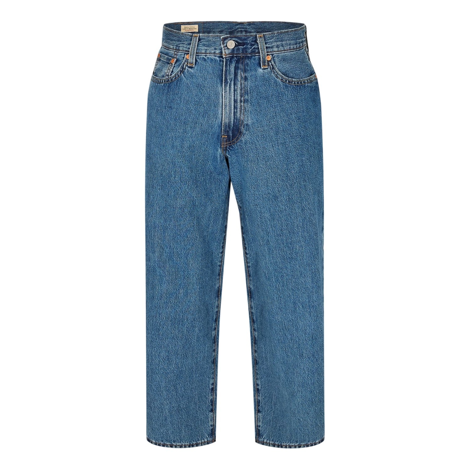 Blue - Front - Levis Mens Wide Leg Baggy Jeans