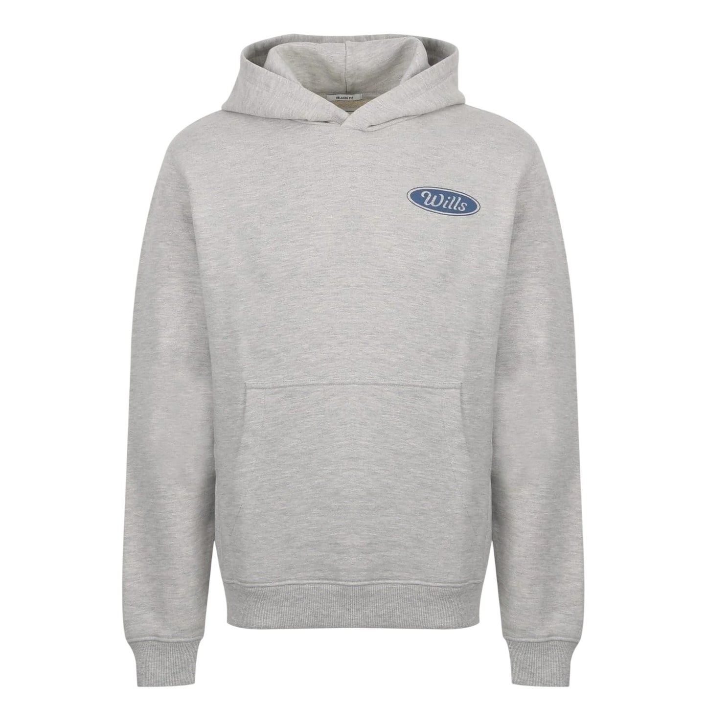 Ice Marl - Front - Jack Wills Mens Relaxed Fit Hoodie