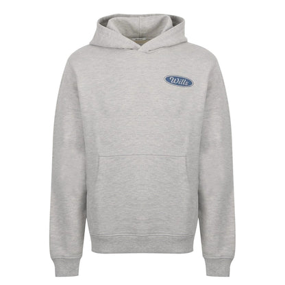 Ice Marl - Front - Jack Wills Mens Relaxed Fit Hoodie