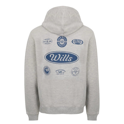 Ice Marl - Back - Jack Wills Mens Relaxed Fit Hoodie
