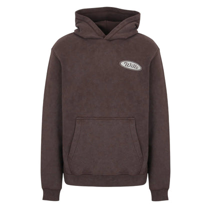 Black Coffee - Front - Jack Wills Mens Relaxed Fit Hoodie
