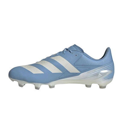 Light Blue - Side - Adidas Mens RS15 Pro Leather Firm Ground Rugby Boots