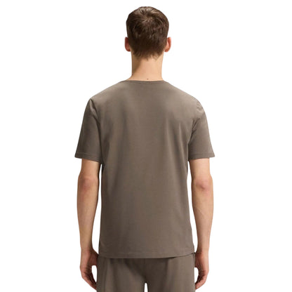 Brown - Back - Boss Mens Mix&Match Short-Sleeved T-Shirt