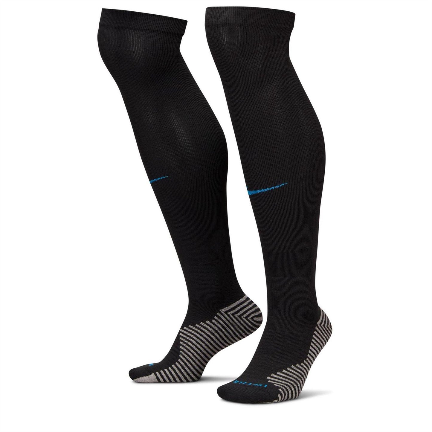 Black-Blue - Front - Nike Mens Strike 2024 England FA Football Socks
