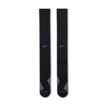 Black-Blue - Back - Nike Mens Strike 2024 England FA Football Socks