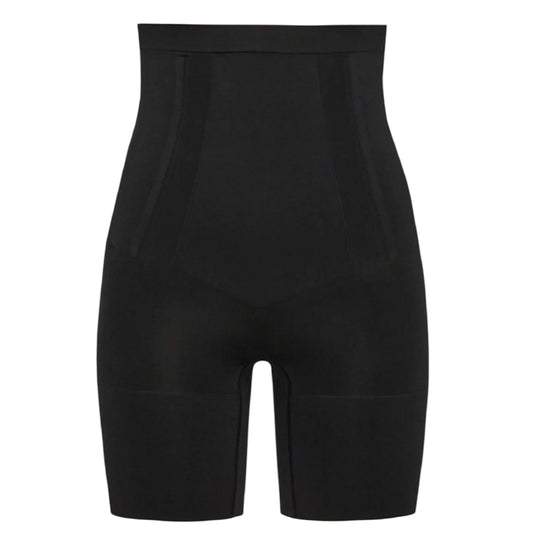 Very Black - Front - Spanx Womens-Ladies Seamless High Waist Shapewear Shorts