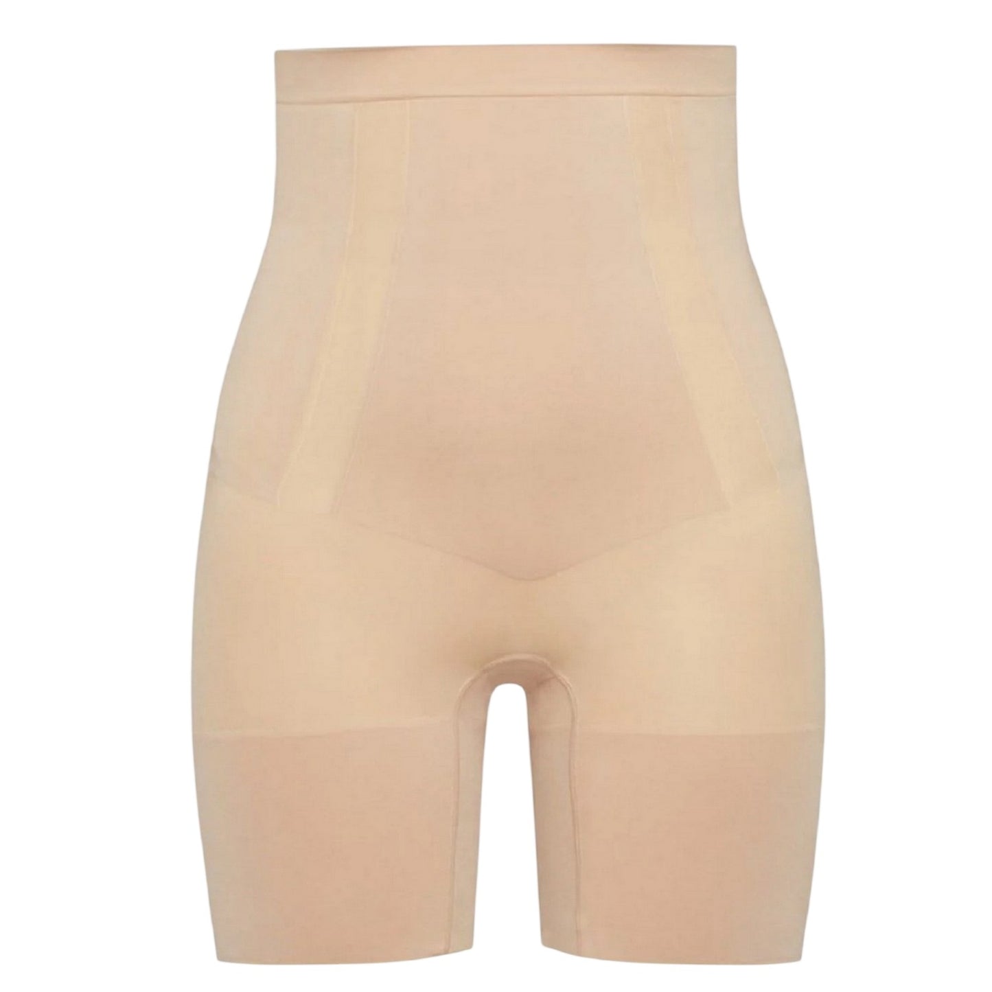 Nude - Front - Spanx Womens-Ladies Seamless High Waist Shapewear Shorts