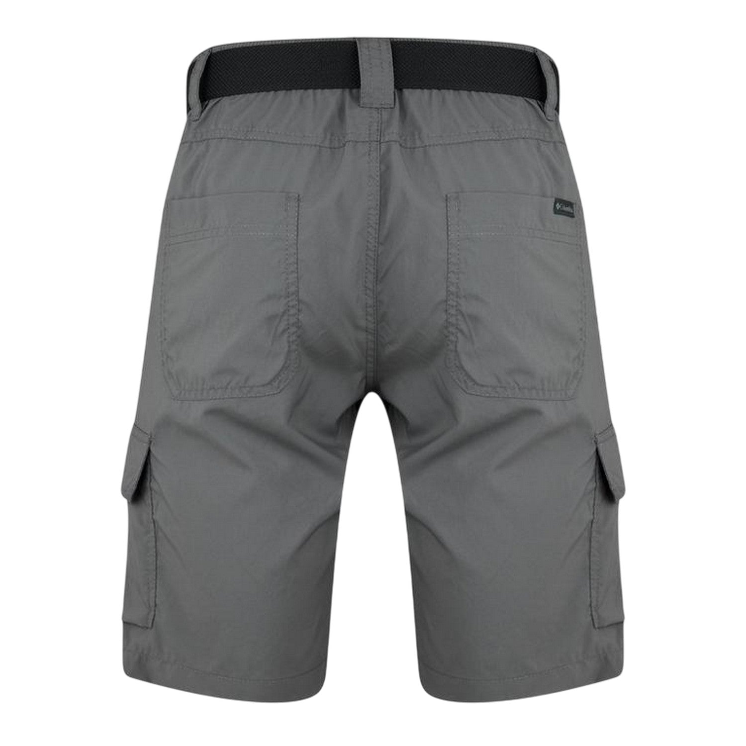Grey - Back - Columbia Mens Ridge Buckle Walking Shorts