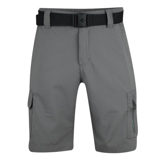 Grey - Front - Columbia Mens Ridge Buckle Walking Shorts
