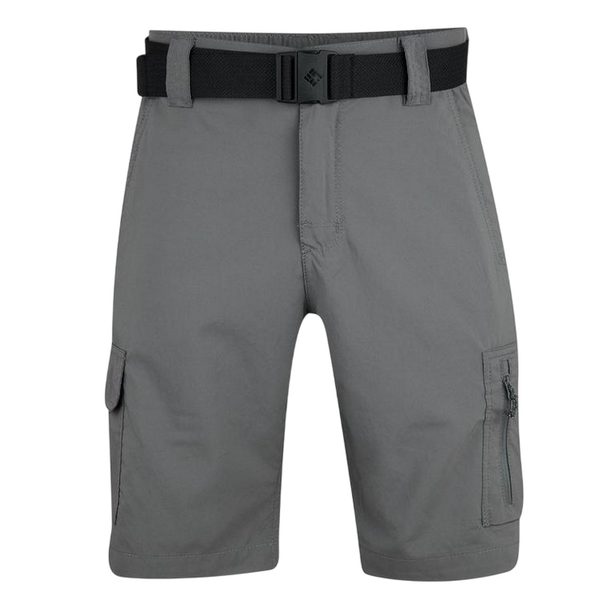 Grey - Front - Columbia Mens Ridge Buckle Walking Shorts