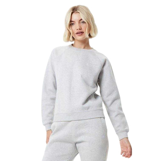 Grey Marl - Front - Jack Wills Womens-Ladies Astbury Raglan Sweatshirt