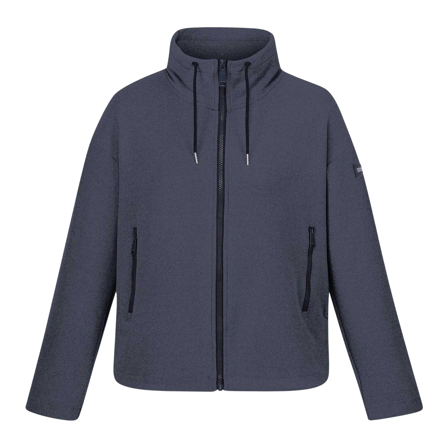 Navy - Front - Regatta Womens-Ladies Ashlynn Full Zip Relaxed Fit Sweatshirt