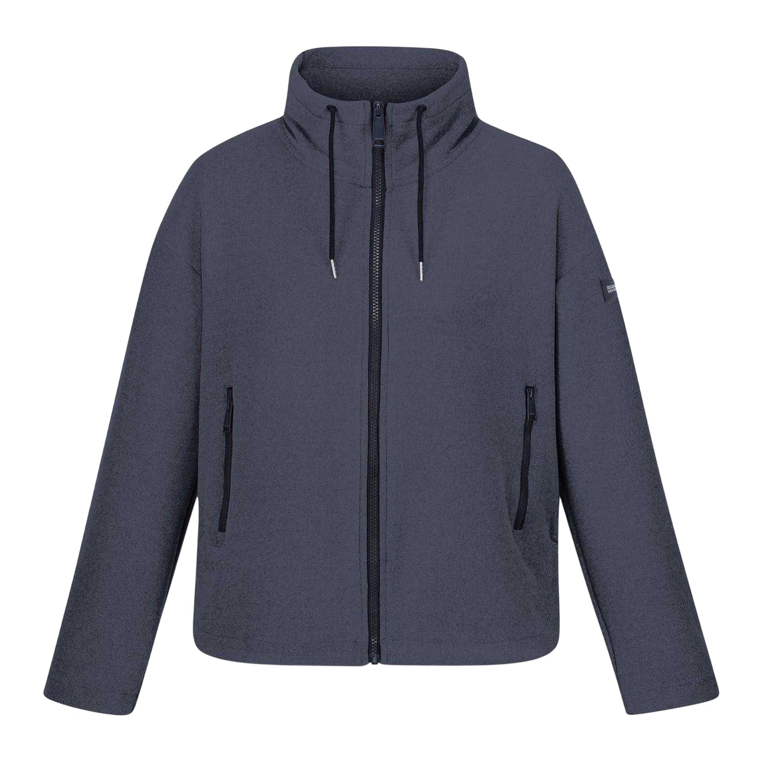 Navy - Front - Regatta Womens-Ladies Ashlynn Full Zip Relaxed Fit Sweatshirt