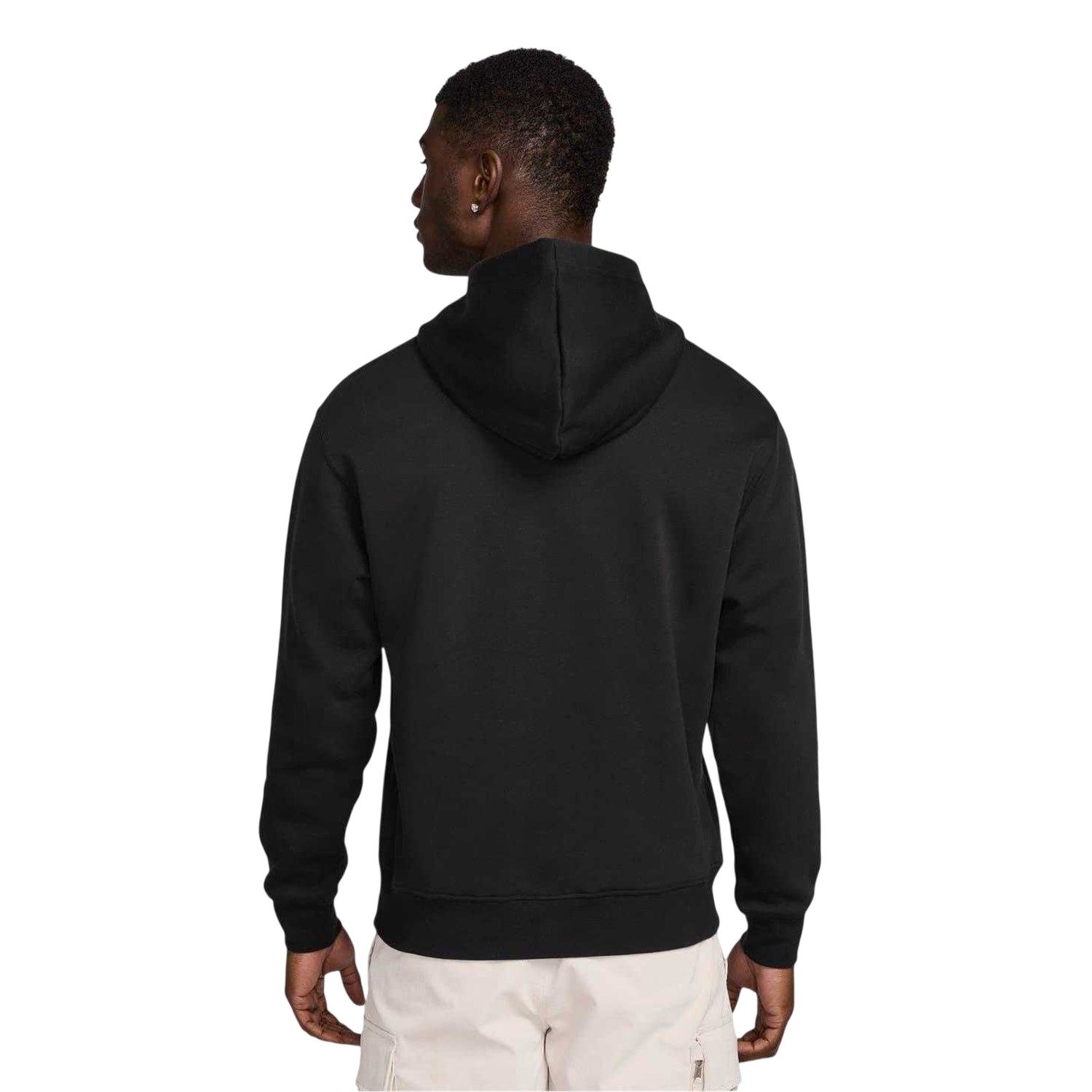 Black-White - Back - Nike Mens Air Jordan Essential Fleece Pullover Hoodie