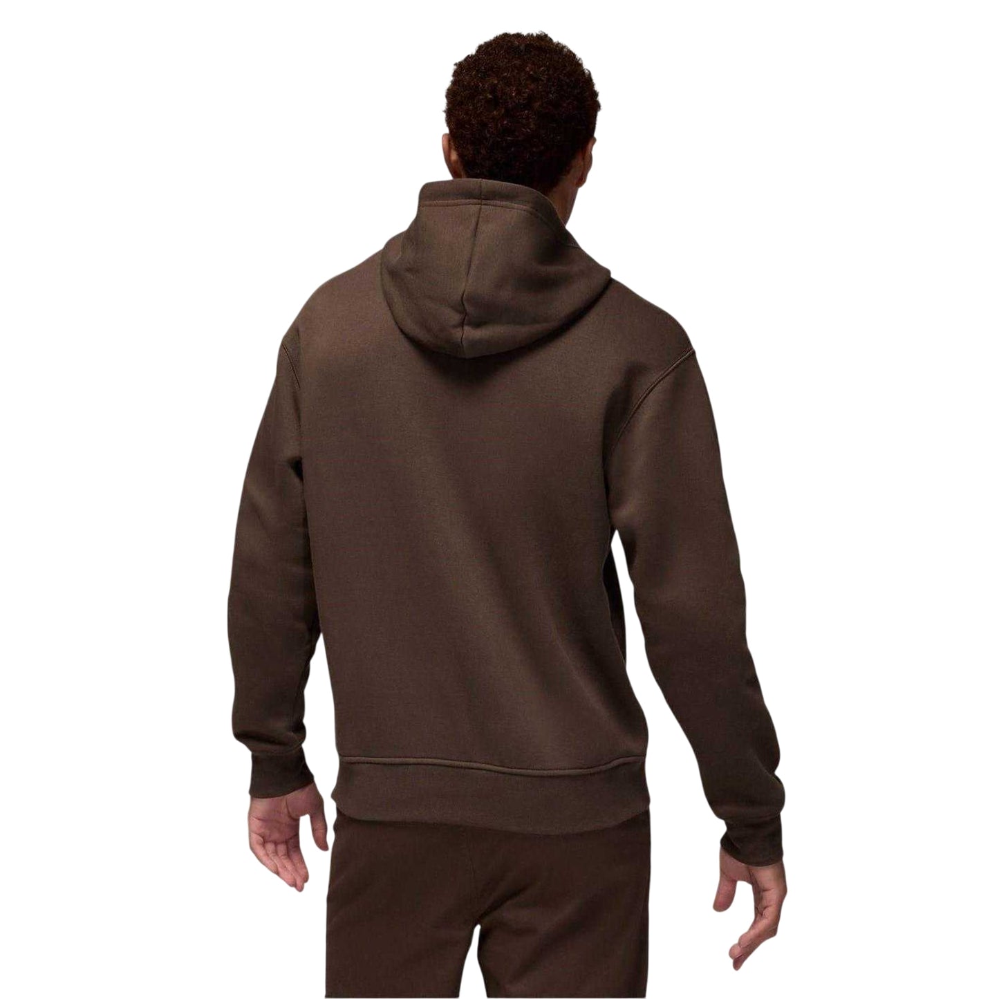 Brown-Sail - Back - Nike Mens Air Jordan Essential Fleece Pullover Hoodie