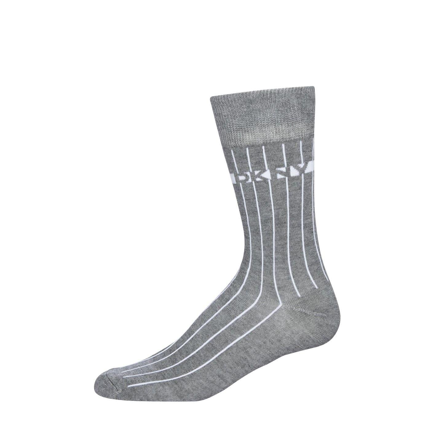 Grey-Navy-Charcoal - Back - DKNY Mens Breathable Ankle Socks (Pack of 6)