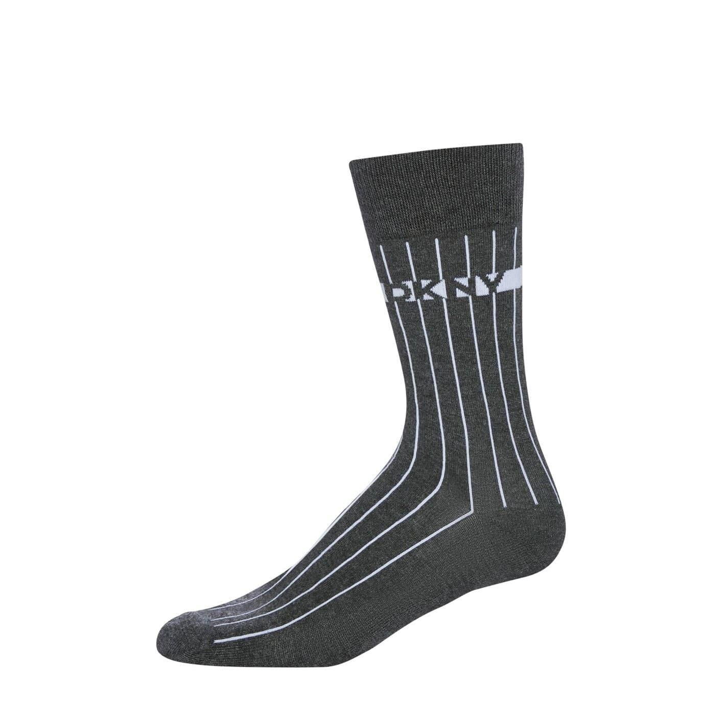 Grey-Navy-Charcoal - Lifestyle - DKNY Mens Breathable Ankle Socks (Pack of 6)