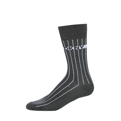 Grey-Navy-Charcoal - Lifestyle - DKNY Mens Breathable Ankle Socks (Pack of 6)
