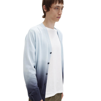 Light Blue - Lifestyle - Fred Perry Mens Ombre Cardigan