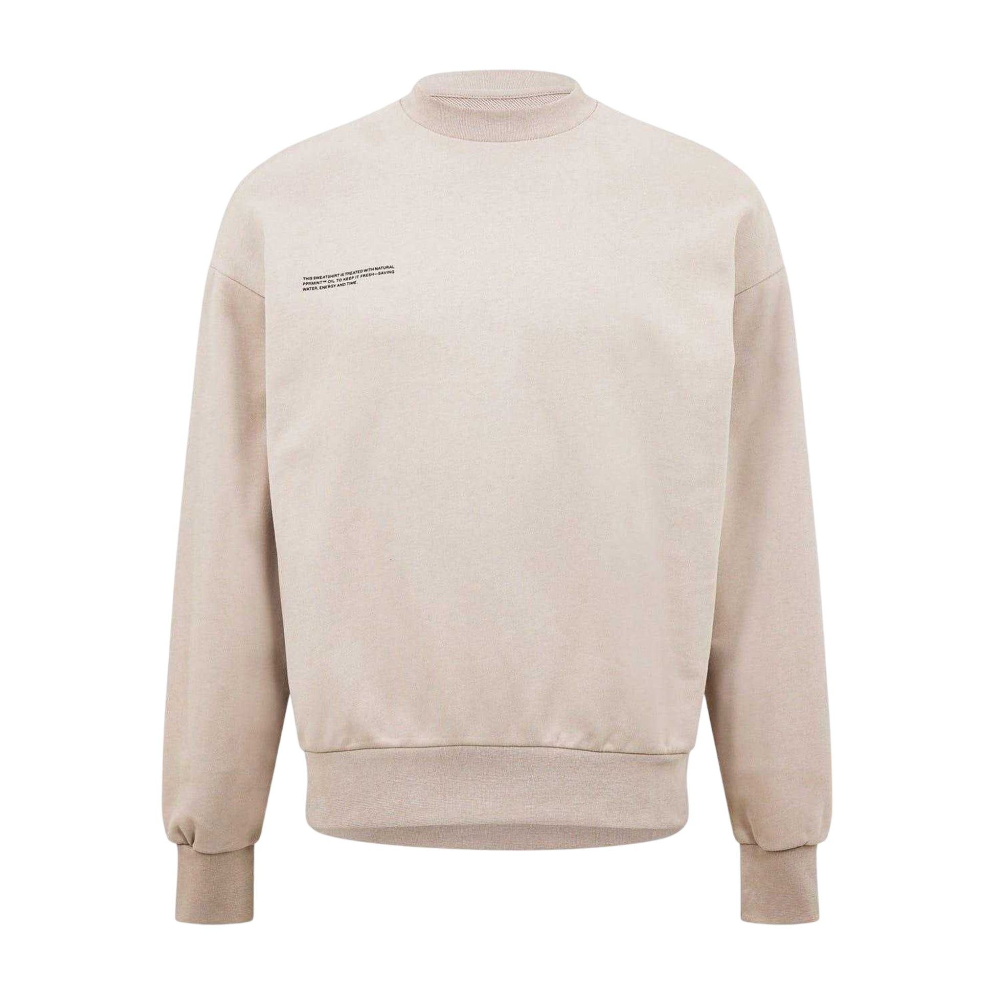 Stone Grey - Front - Pangaia Mens 365 Logo Sweatshirt