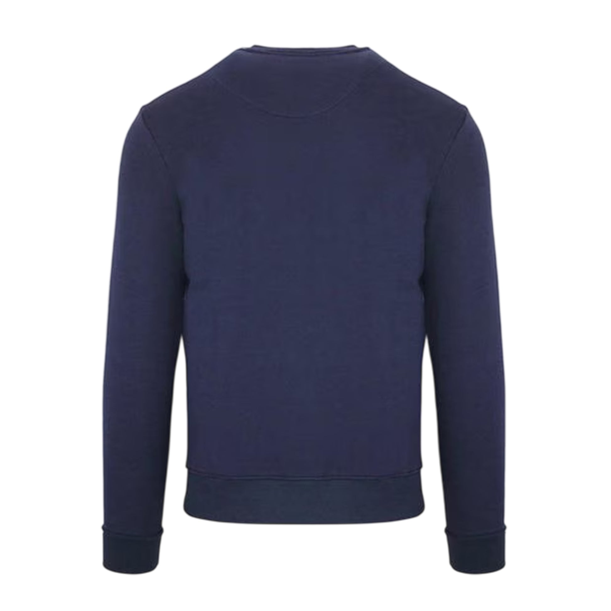 Navy - Back - Aquascutum Mens Arched Logo Sweatshirt