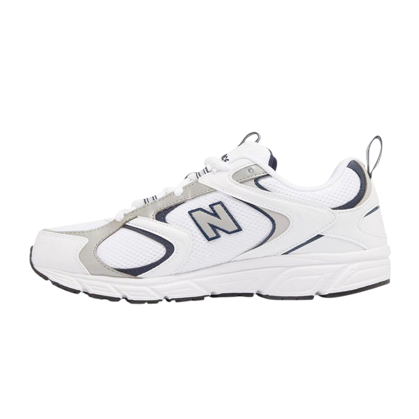 White-Navy - Back - New Balance Womens-Ladies 408 V1 Leather Trainers